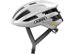 Abus PowerDome Mips サイクリング ヘルメット Shiny ホワイト - L 56-61 cm