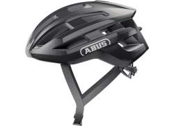 Abus PowerDome 骑行头盔 Shiny 黑色 - L 56-61 厘米