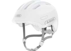 Abus Smiley 3.0 Ace LED Childrens Helmet Pure White - M 50-