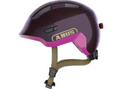 Abus Smiley 3.0 Ace Led Dzieciece Kask Royal Paars
