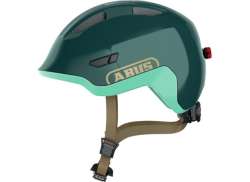 Abus Smiley 3.0 Ace Led Enfant Casque Royal Vert - S 45-50 cm