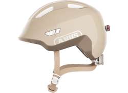 Abus Smiley 3.0 FL.ACE Led Capacete Infantil Bege - S 45-50 cm