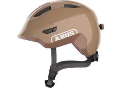 Abus Smiley 3.0 FL.ACE LED Childrens Helmet Coffee - S 45-5