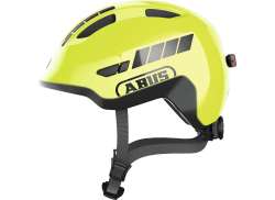 Abus Smiley 3.0 FL.ACE LED Childrens Helmet Signal Yellow -