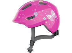 Abus Smiley 3.0 Kinder Helm Roze Vlinder