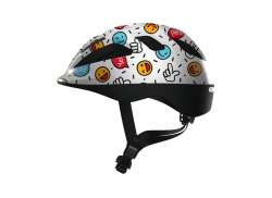 Abus Smooty 2.0 Casco Para Niños Smiley/Blanco- M 50-55cm