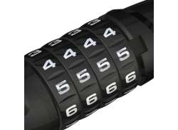 Abus Tresor Code 6615 번호 자물쇠 85 cm - 블랙