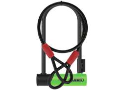 Abus Ultimate 410K SH34 Bloqueio Em U 230mm +Cabo &Oslash;10mm 120cm