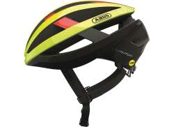 Abus Viantor Bici Da Corsa Casco MIPS Neon Yellow/Black