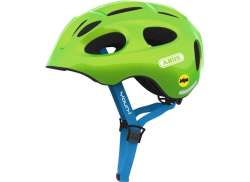 Abus Youn-I Dětské Cyklistická Helma MIPS Zelená - Velikost M 52/57cm
