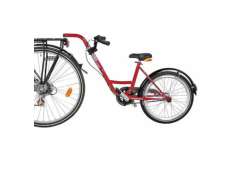 ADD+ Bicicletă Atașabilă Roată Liberă Soclu Suport Roșu