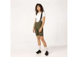 Agu Comfort Plus Cycling Pants Short Suspenders Women Green Green