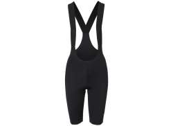 Agu Comfort Plus Pantal&oacute;n Ciclista Corto Tirantes Mujeres Negro Black