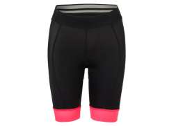 Agu Essential Court Pantalon De Cyclisme Femmes Corail n&eacute;on/Noir