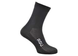 Agu Essential Hiver Merino Chaussettes Haut Noir Black
