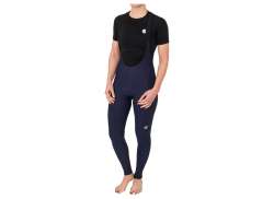 Agu Essential II Pantaloni De Ciclism Lung Bretele Damă Blue