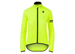 Agu Essential Windbreaker Casaco De Ciclismo Mulheres Fluor Amarelo - S