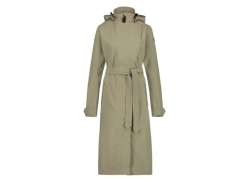 Agu Gabardine Longo Urban Exterior Mulheres Pistachio Groen