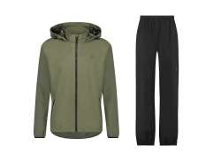 Agu Go Rain Suit Essential Green - XL