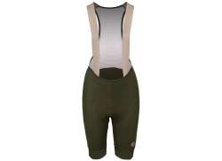 Agu High Summer Cycling Pants Short Suspenders Women Green