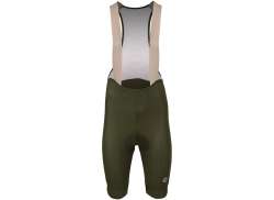 Agu High Summer Pantal&oacute;n Ciclista Corto Tirantes De Hombre Green