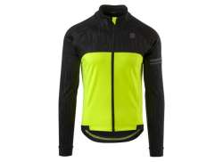 Agu Hivis Thermo Casaco De Ciclismo Homens Black/Yellow