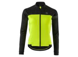 Agu Hivis Thermo Fietsjack Dames Zwart/Geel - L