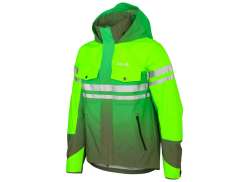 Agu Impact Deszcz Kurtka Commuter Hi-Vis Neon Zielony - S