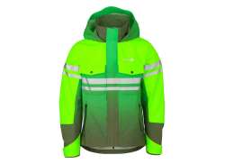 Agu Impact Regn Jacka Commuter Hi-Vis Neon Gr&ouml;n - M