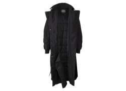 Agu Inverno Gabardine Longo Mulheres Black