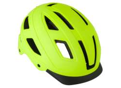 Agu 레몬-E Lf Led 사이클링 헬멧 플루어 옐로우 - L/XL 58-62