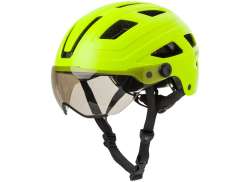 Agu Lim&atilde;o-E Plus Capacete De Ciclismo Neon Amarelo - S/M 54-58 cm