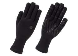 Agu Merino Knit Guantes Largo Negro - Talla XL