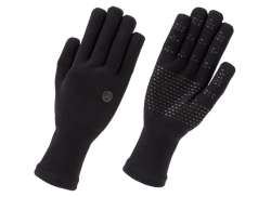 Agu Merino Knit Handskar L&aring;ng Black