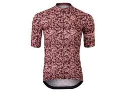 Agu Mini Floare Tricou Cu M&acirc;necă Lungă Pentru Ciclism Ss Essential Damă Brown