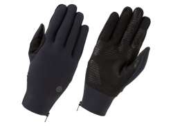 Agu Neoprene Light + Cremallera Guantes De Ciclismo Black