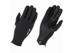 Agu Neoprene Zipper Cycling Gloves Black Black