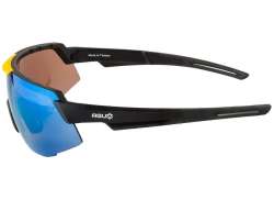 Agu Pride Radsportbrille HDII - Schwarz/Gelb