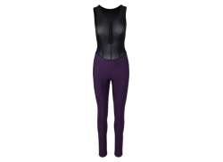 Agu Prime Fietsbroek Bretels Dames Paars Velvet - L