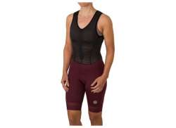 Agu Prime Korte Fietsbroek Bretels Dames Modica Bruin