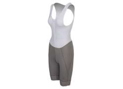 Agu Prime Korte Fietsbroek Bretels Dames Gray