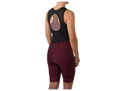 Agu Prime Korte Fietsbroek Bretels Dames Modica Bruin - L