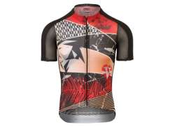 Agu Primoz Roglic Collab Camisola De Ciclismo Ss (Manga Curta) Homens Preto - XL