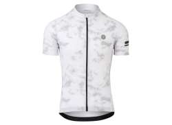 Agu Reflectorizant Tricou Cu Mânecă Lungă Pentru Ciclism Ss Essential Bărbați White
