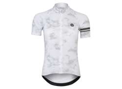 Agu Reflectorizant Tricou Cu M&acirc;necă Lungă Pentru Ciclism Ss Essential Damă White