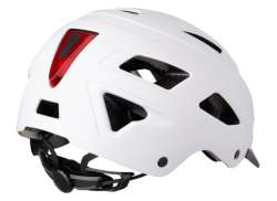 Agu レモン-E Lf Led サイクリング ヘルメット ホワイト - L/XL 58-62