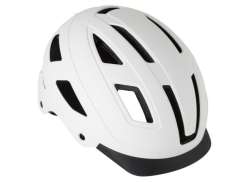 Agu レモン-E Lf Led サイクリング ヘルメット ホワイト - L/XL 58-62