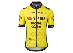 Agu Replica Camisola De Ciclismo Ss (Manga Curta) Team Visma Homens Amarelo - 2XL