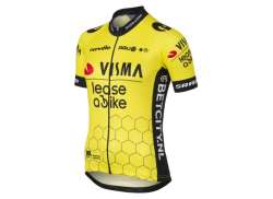 Agu Replica Camisola De Ciclismo Ss (Manga Curta) Team Visma Mulheres Amarelo - 2XL