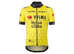 Agu Replica Cycling Jersey Kids Visma Ss Yellow - 116